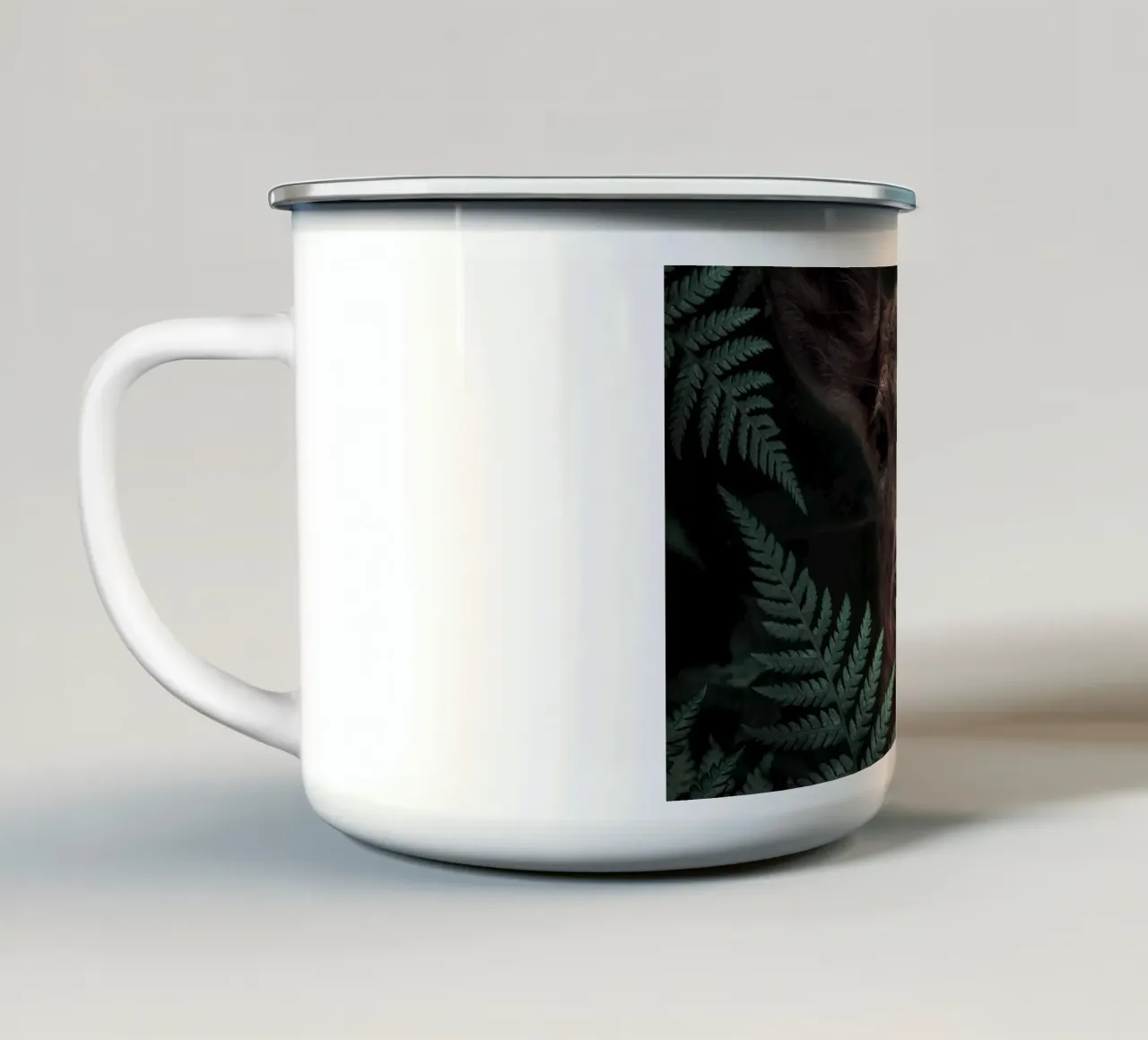 Cervo tazza in smalto da arizrab