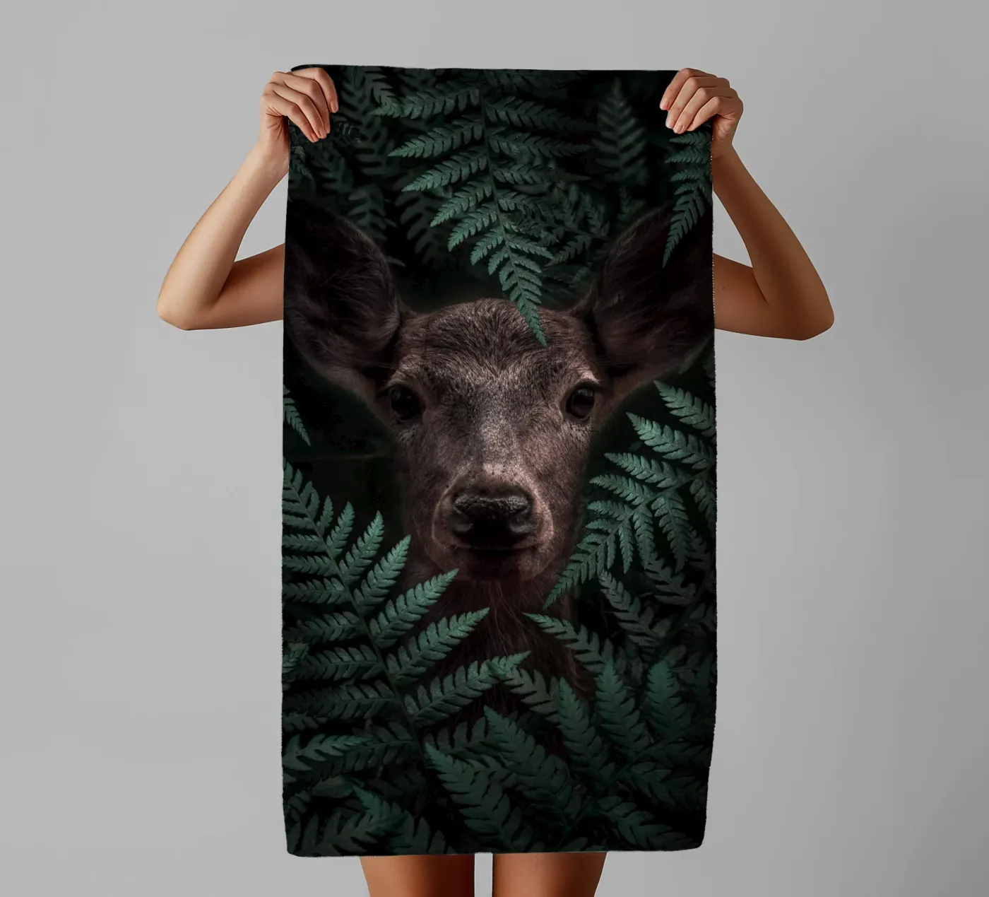 Deer towel by arizrab