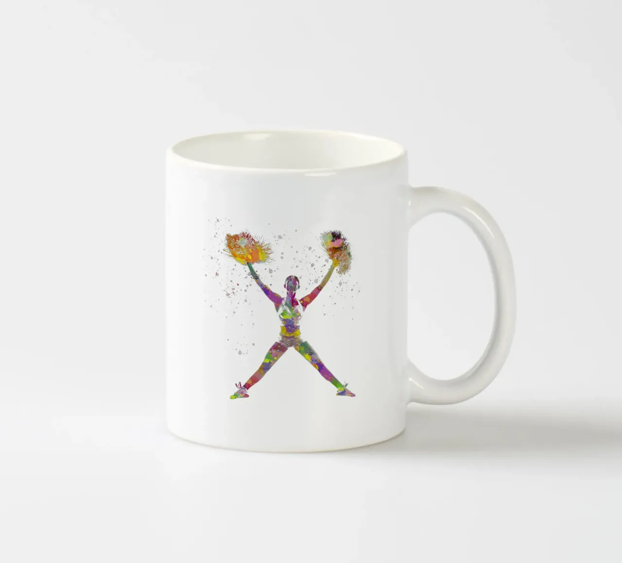 Cheerleader in acquerello tazza in ceramica da ⚽ Sports Pulse