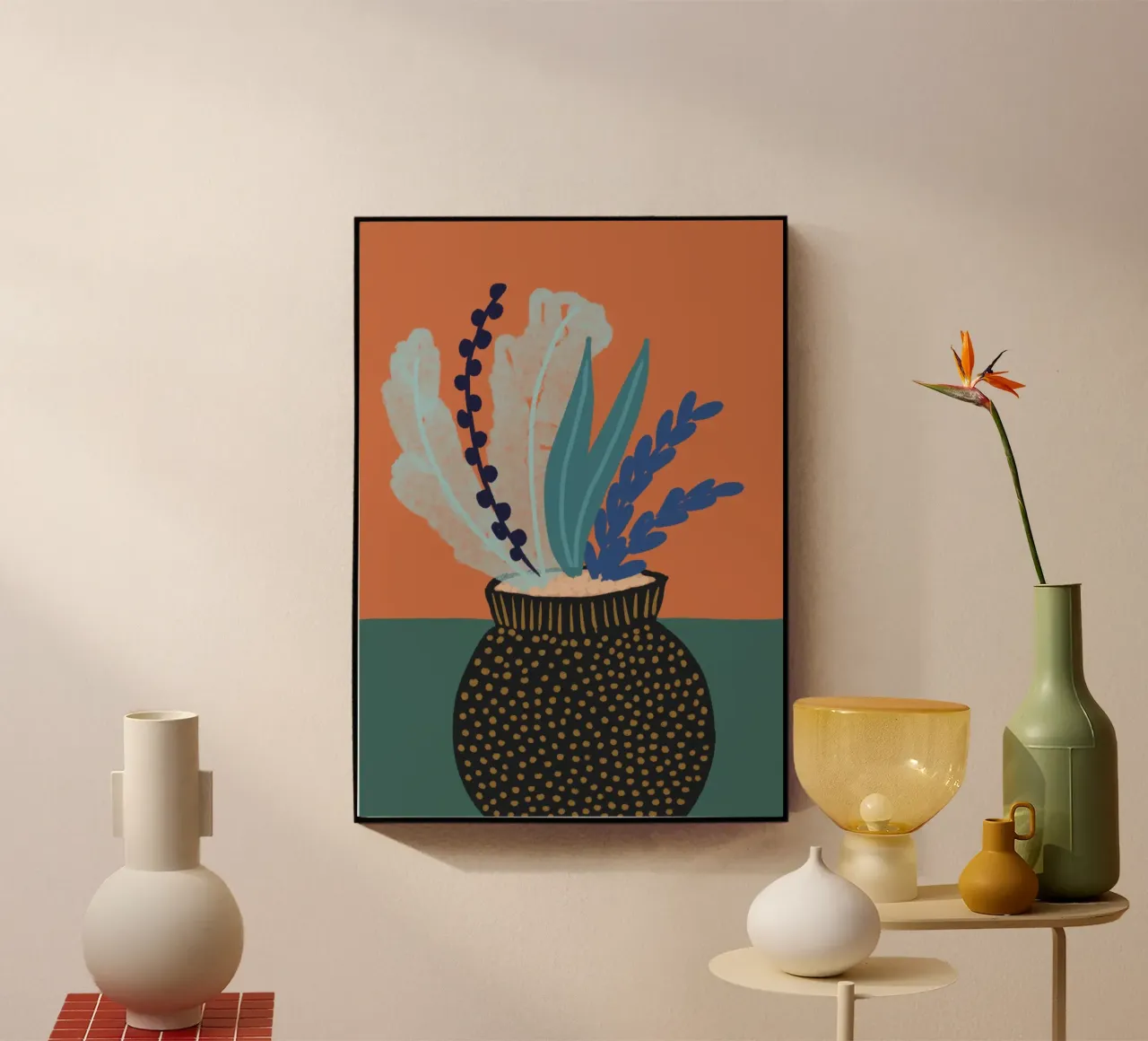Vase Collection - Golden Autumn plexiglass da Studio Cinnamon