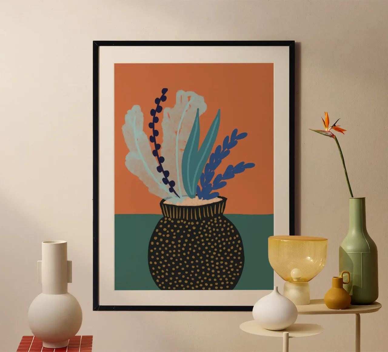 Vase Collection - Golden Autumn carta hahnemühle da Studio Cinnamon