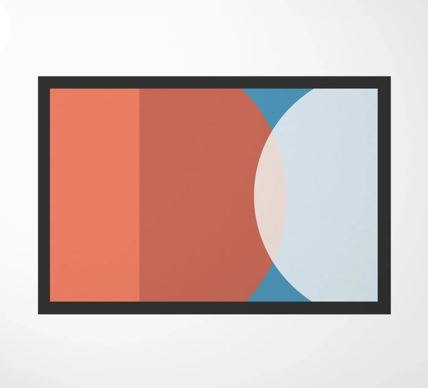 Affinity II doormat by Rose Beck Art