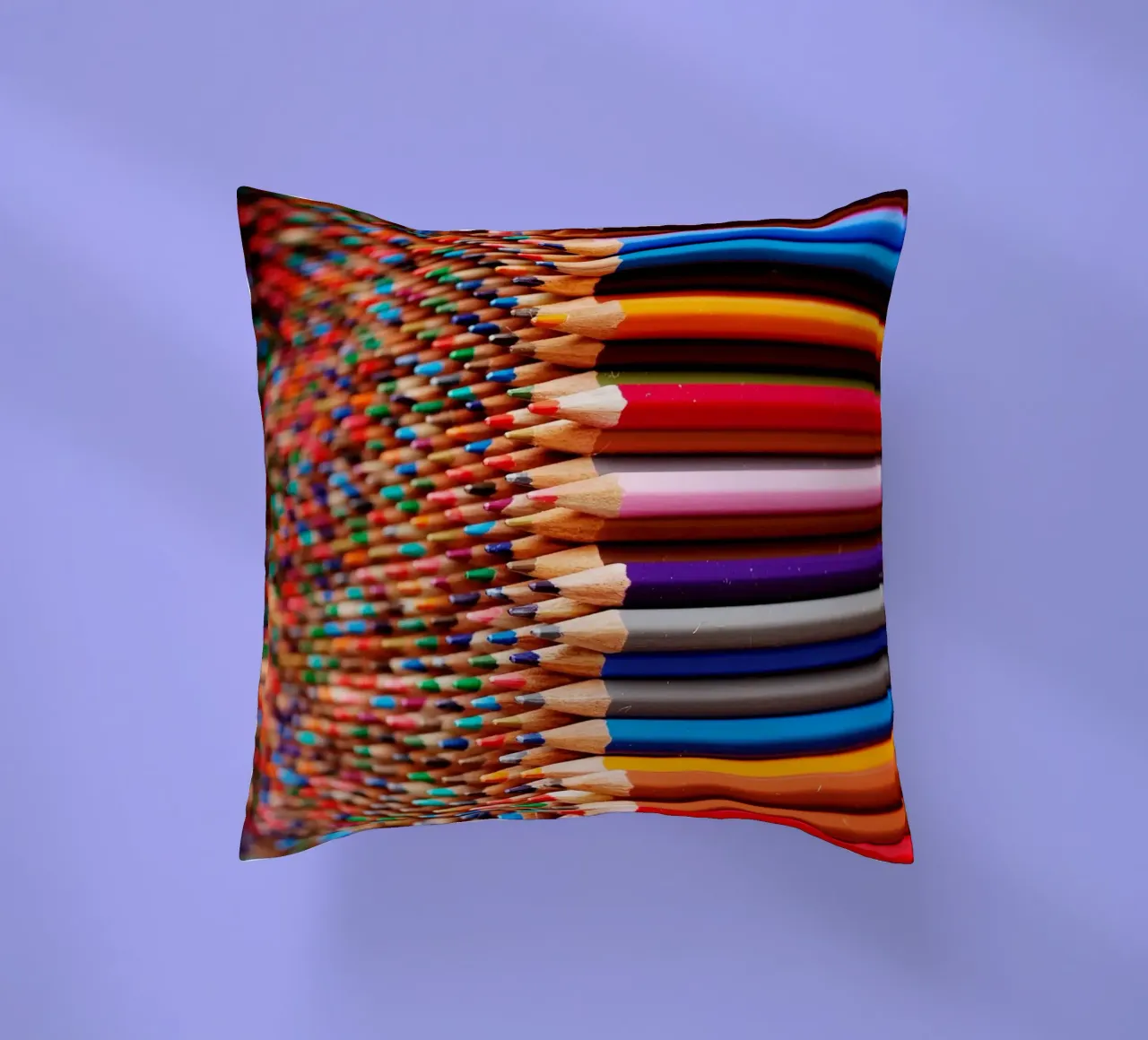 Mi piace dipingere con le matite colorate cuscino da Simon Koy