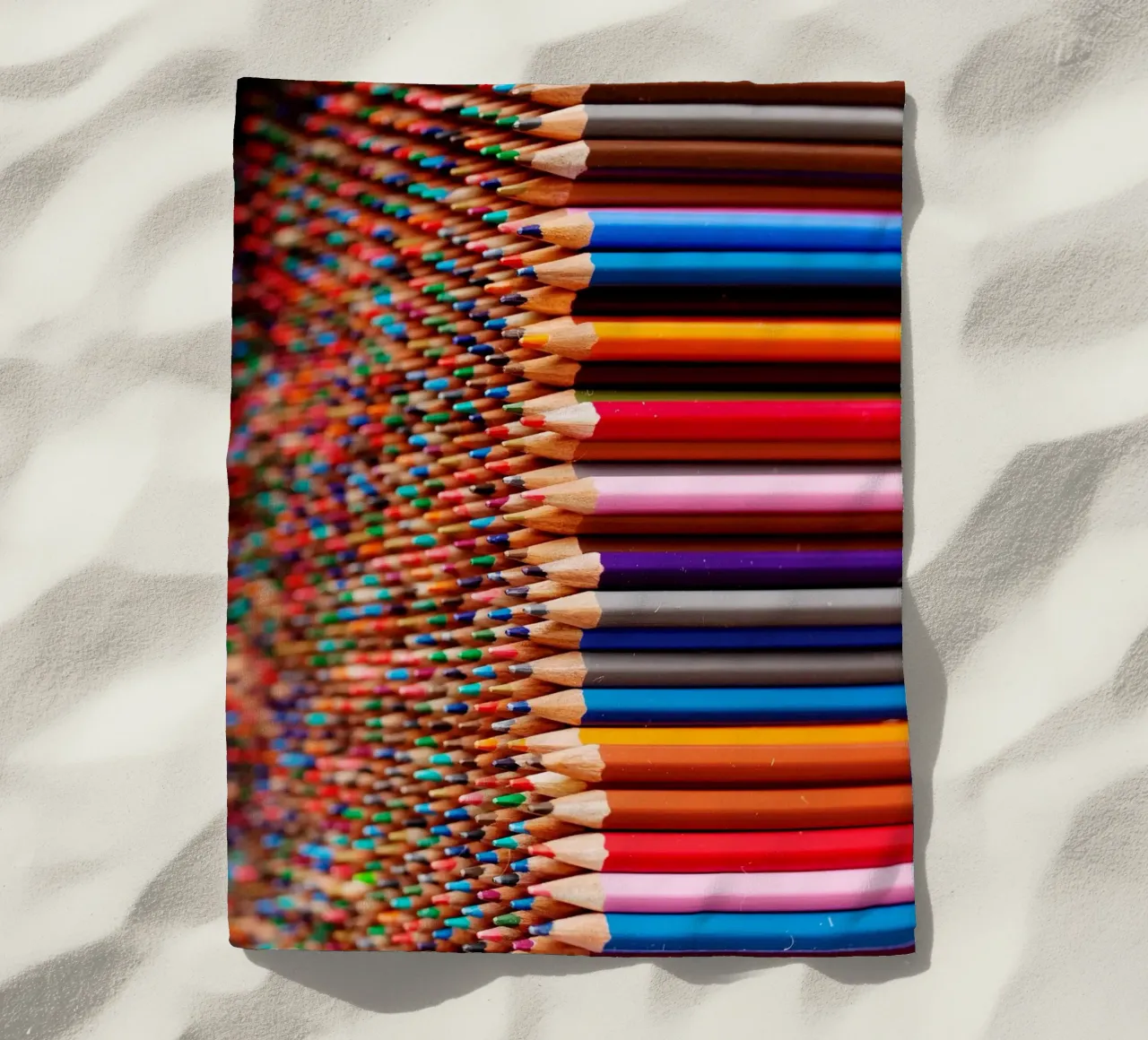 Mi piace dipingere con le matite colorate telo mare da fotokunst