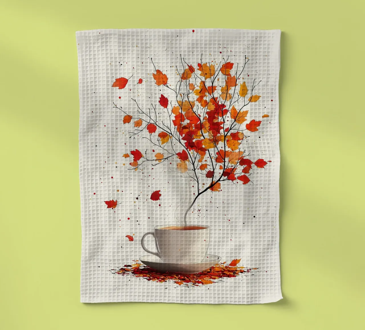 Autumn Brew canovaccio da cucina da Mosaic Dialogue