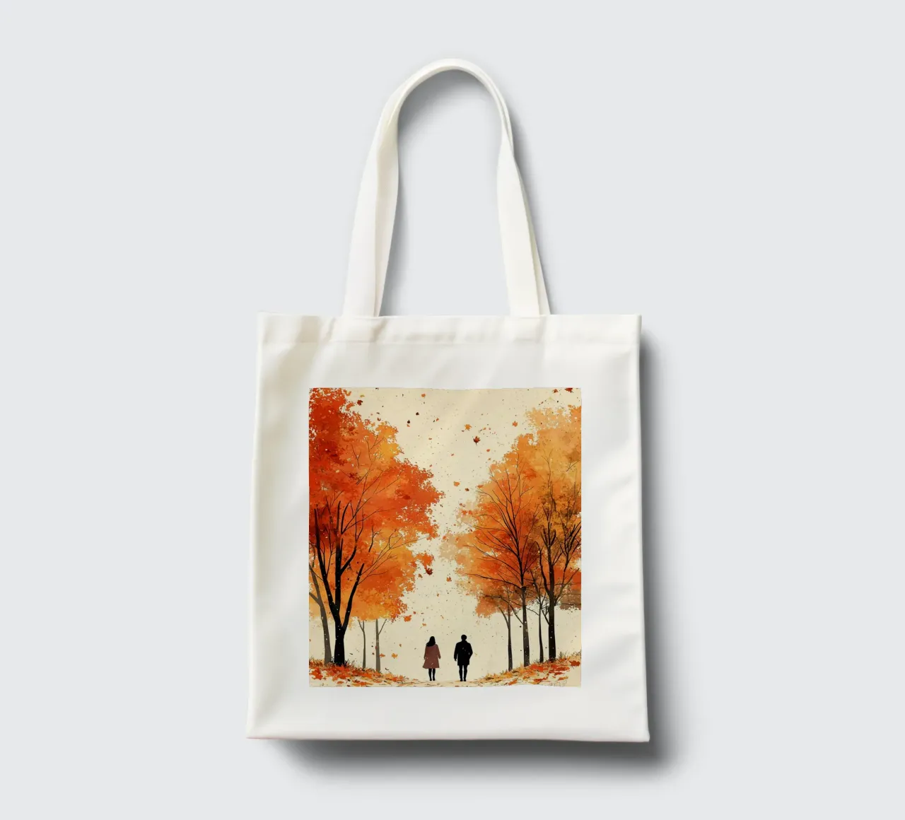 A Poetic Autumn Journey borsa in juta da Mosaic Dialogue