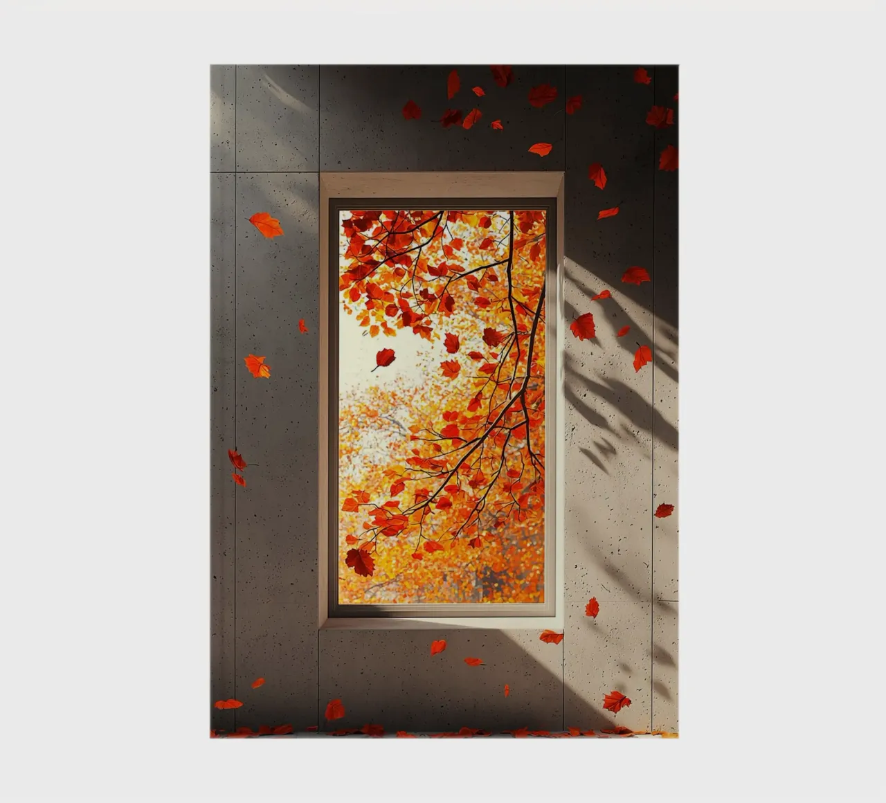 A Study of Light, Shadow, and Falling Leaves notebook by Mosaic Dialogue