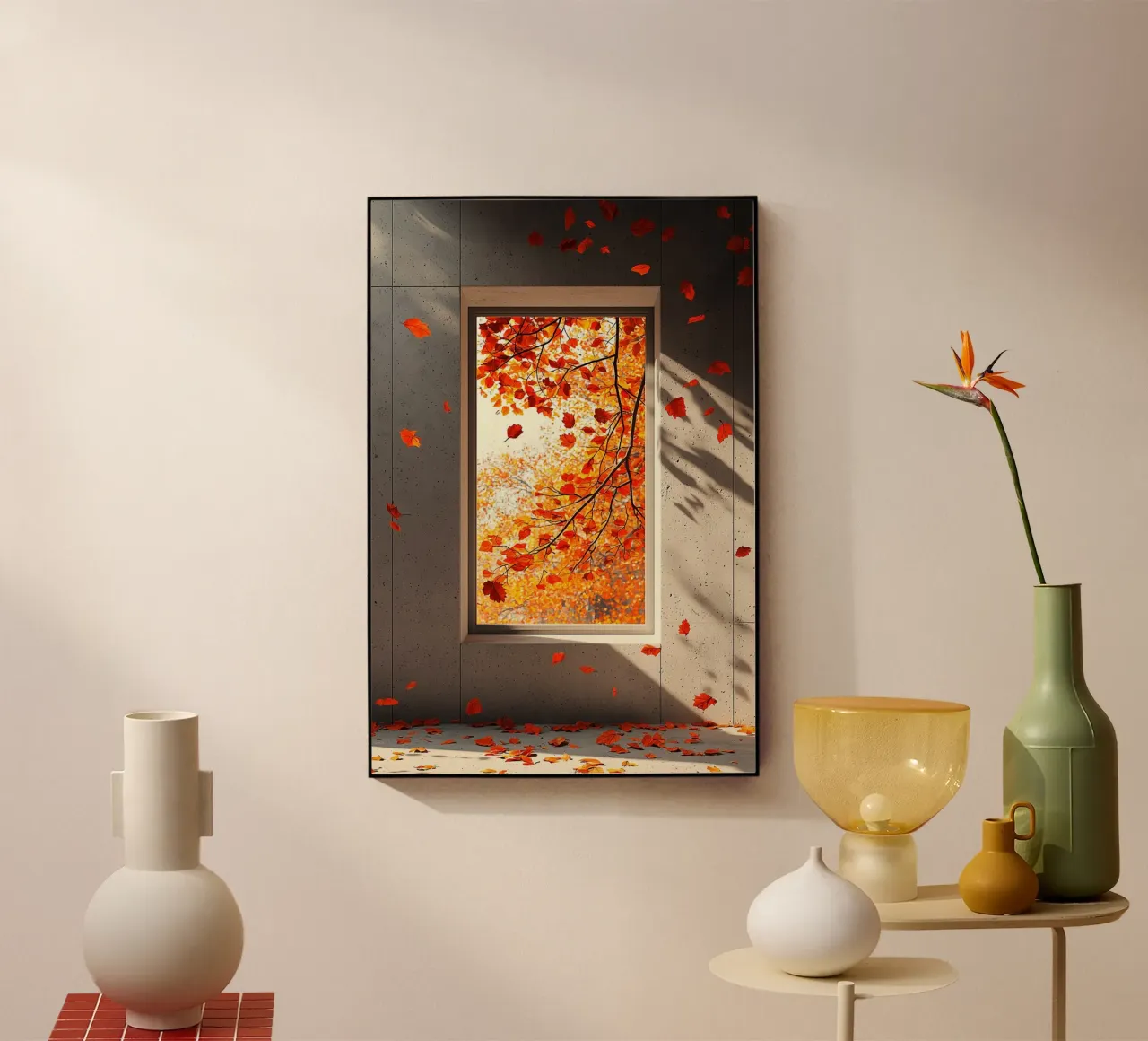 A Study of Light, Shadow, and Falling Leaves plexiglass da Mosaic Dialogue