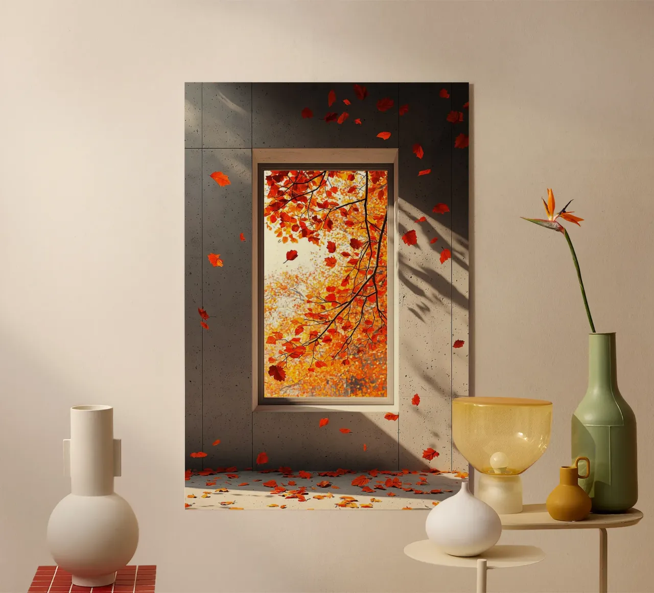 A Study of Light, Shadow, and Falling Leaves plexiglass da Mosaic Dialogue