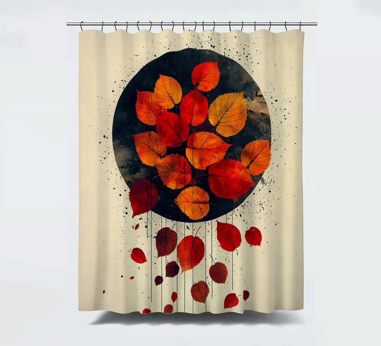 An Abstract Ode to Autumn tenda da doccia da Mosaic Dialogue