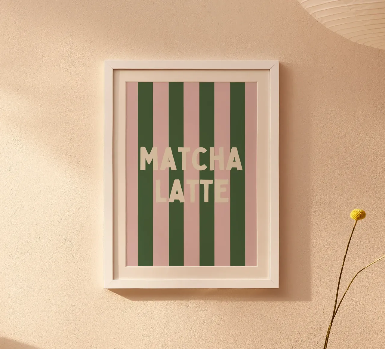 Matcha Latte carta hahnemühle da PurePeachStudio
