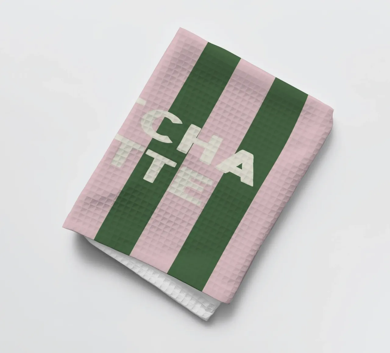 Matcha Latte canovaccio da cucina da PurePeachStudio