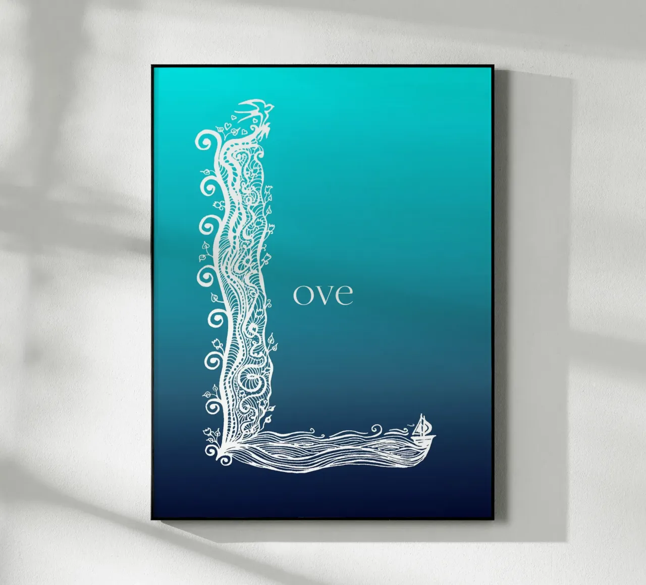 L-Love plexiglass da PaperLine Art