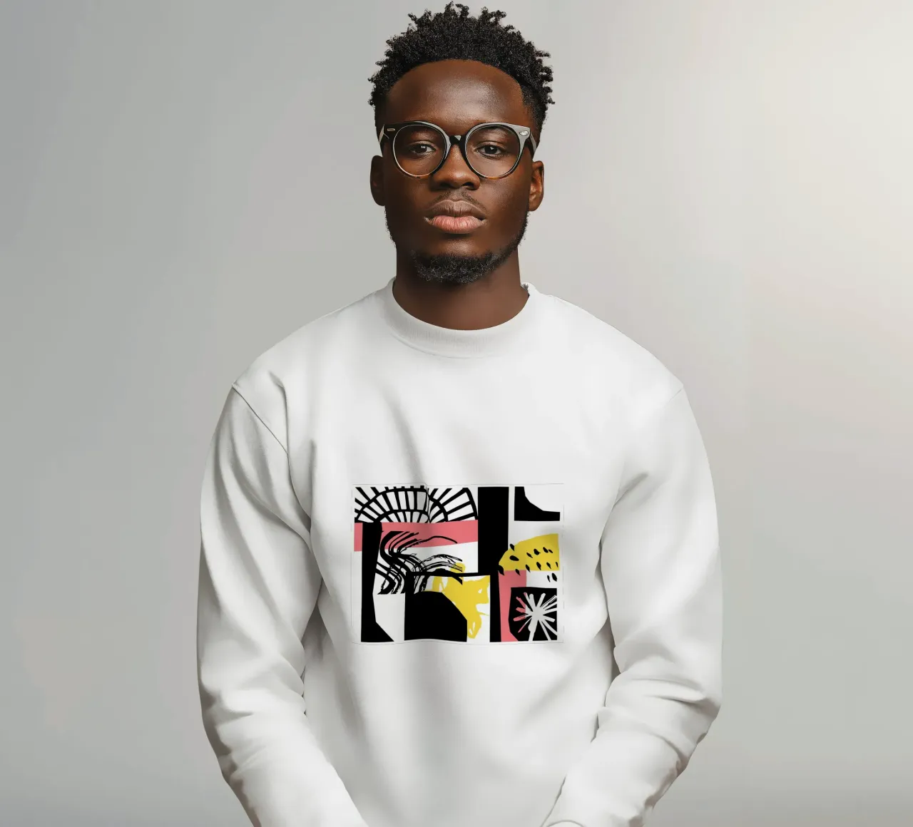 Abstracte uitdrukking sweatshirt van Kim Hubball Studio
