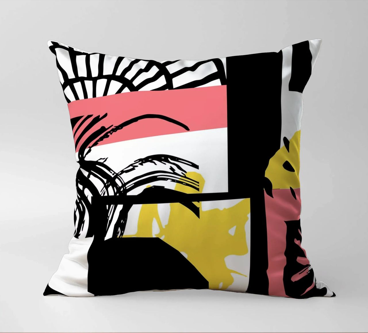 Abstract Expression decorative cushion by Kim Hubball Studio