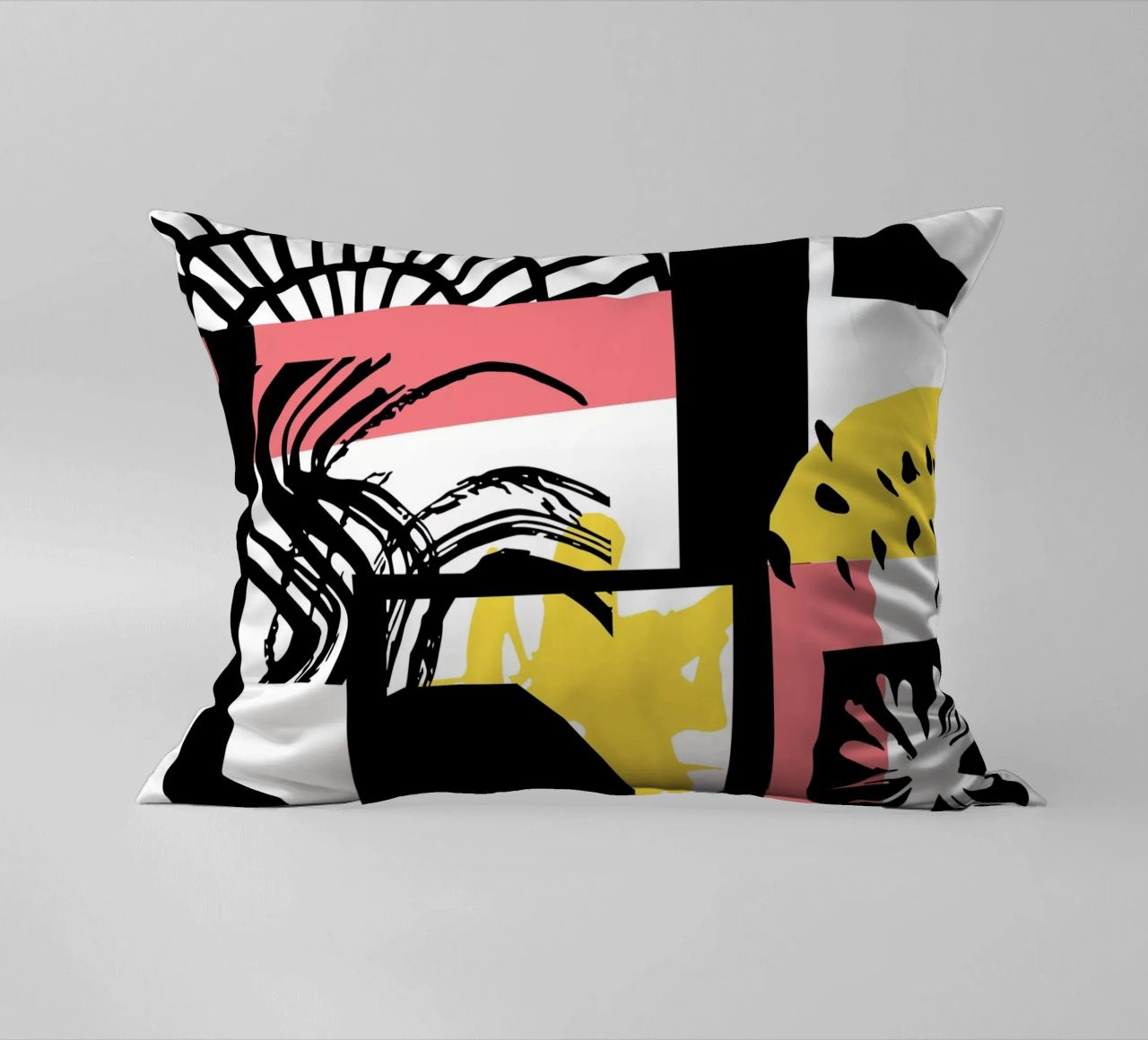 Abstract Expression decorative cushion by Kim Hubball Studio