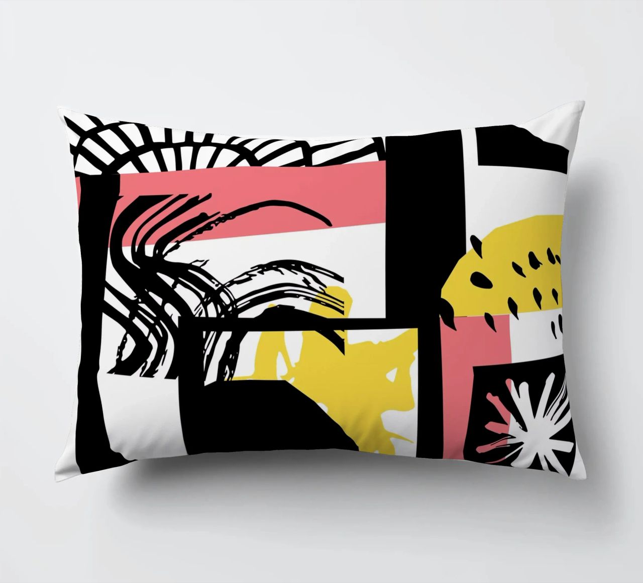 Abstract Expression decorative cushion by Kim Hubball Studio
