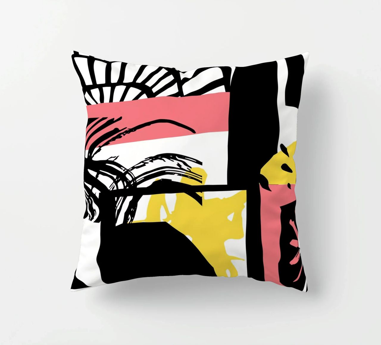 Abstract Expression decorative cushion by Kim Hubball Studio