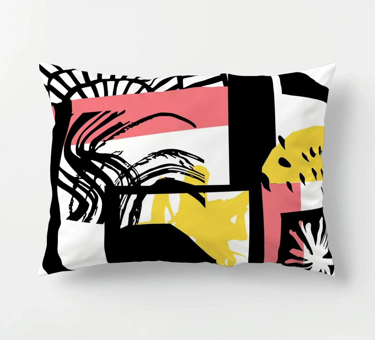 Abstract Expression decorative cushion by Kim Hubball Studio