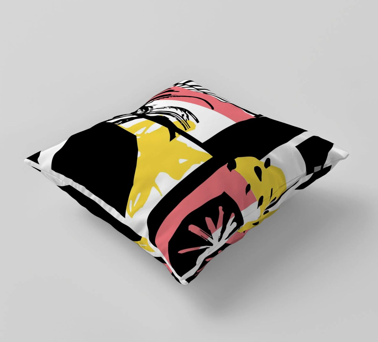 Abstract Expression decorative cushion by Kim Hubball Studio