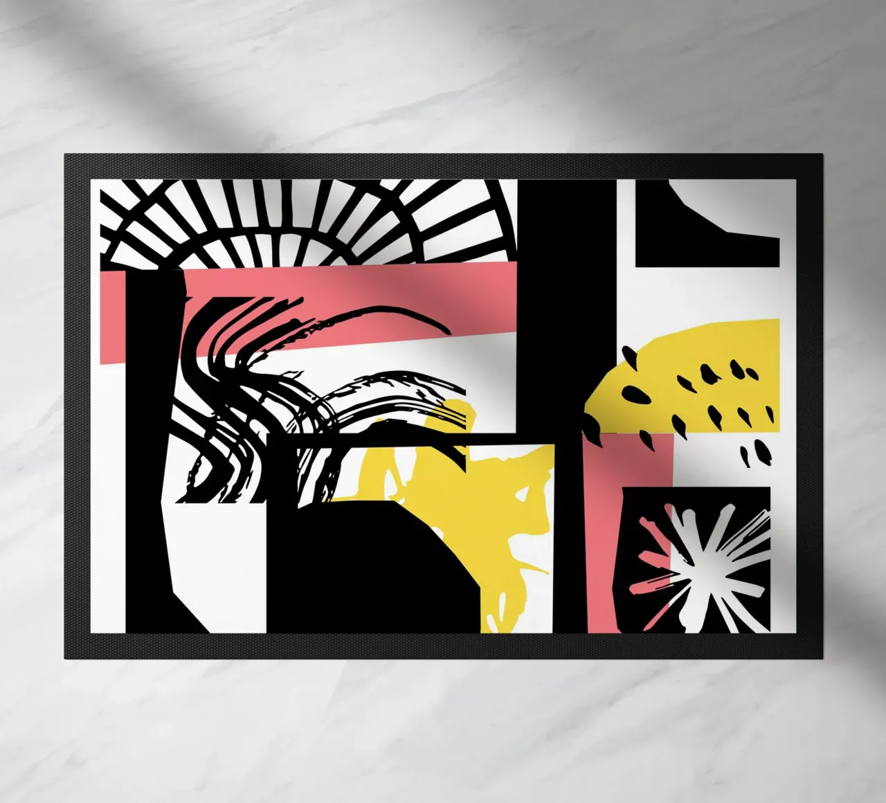 Abstract Expression doormat by Kim Hubball Studio