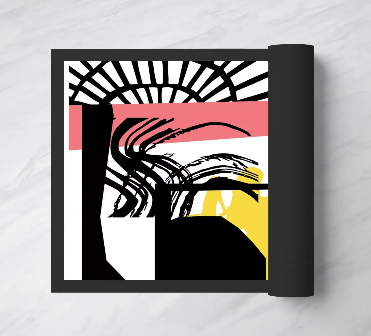 Abstract Expression doormat by Kim Hubball Studio