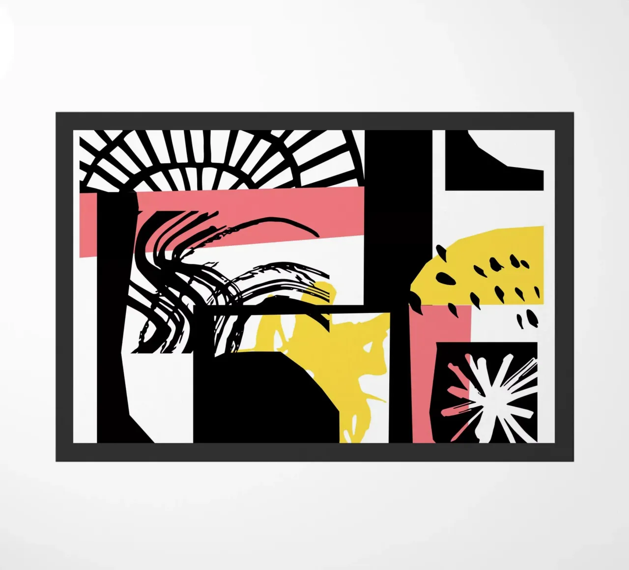 Abstract Expression doormat by Kim Hubball Studio