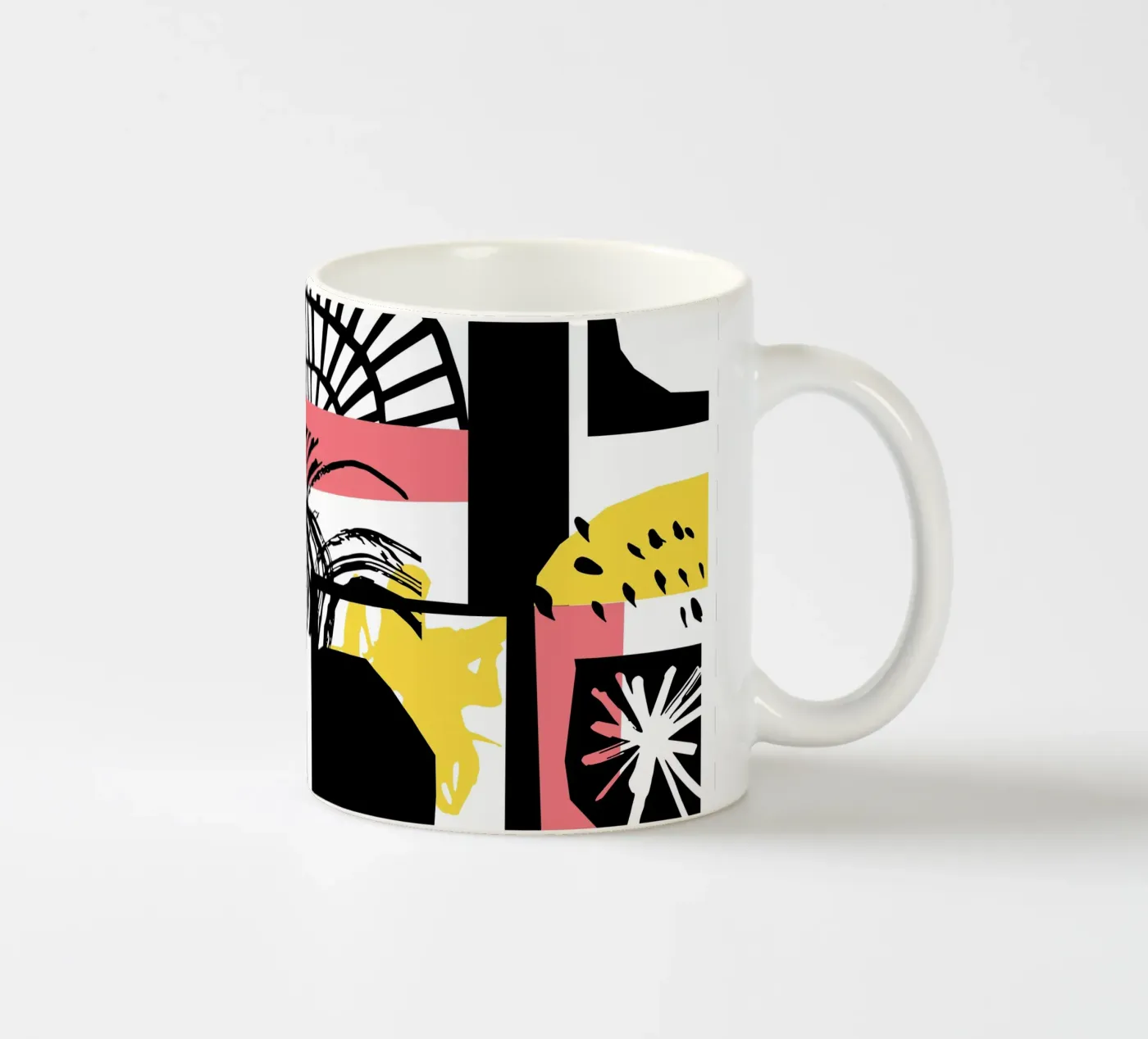 Abstract Expression ceramic mug by Kim Hubball Studio
