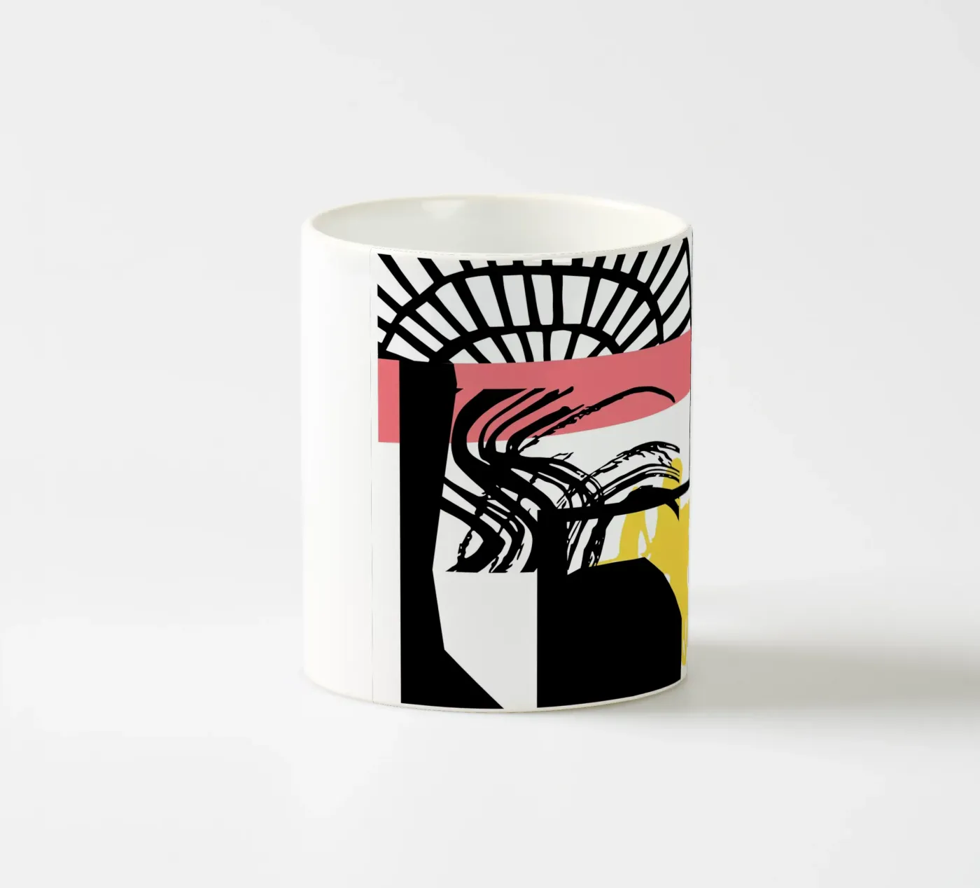 Abstract Expression ceramic mug by Kim Hubball Studio
