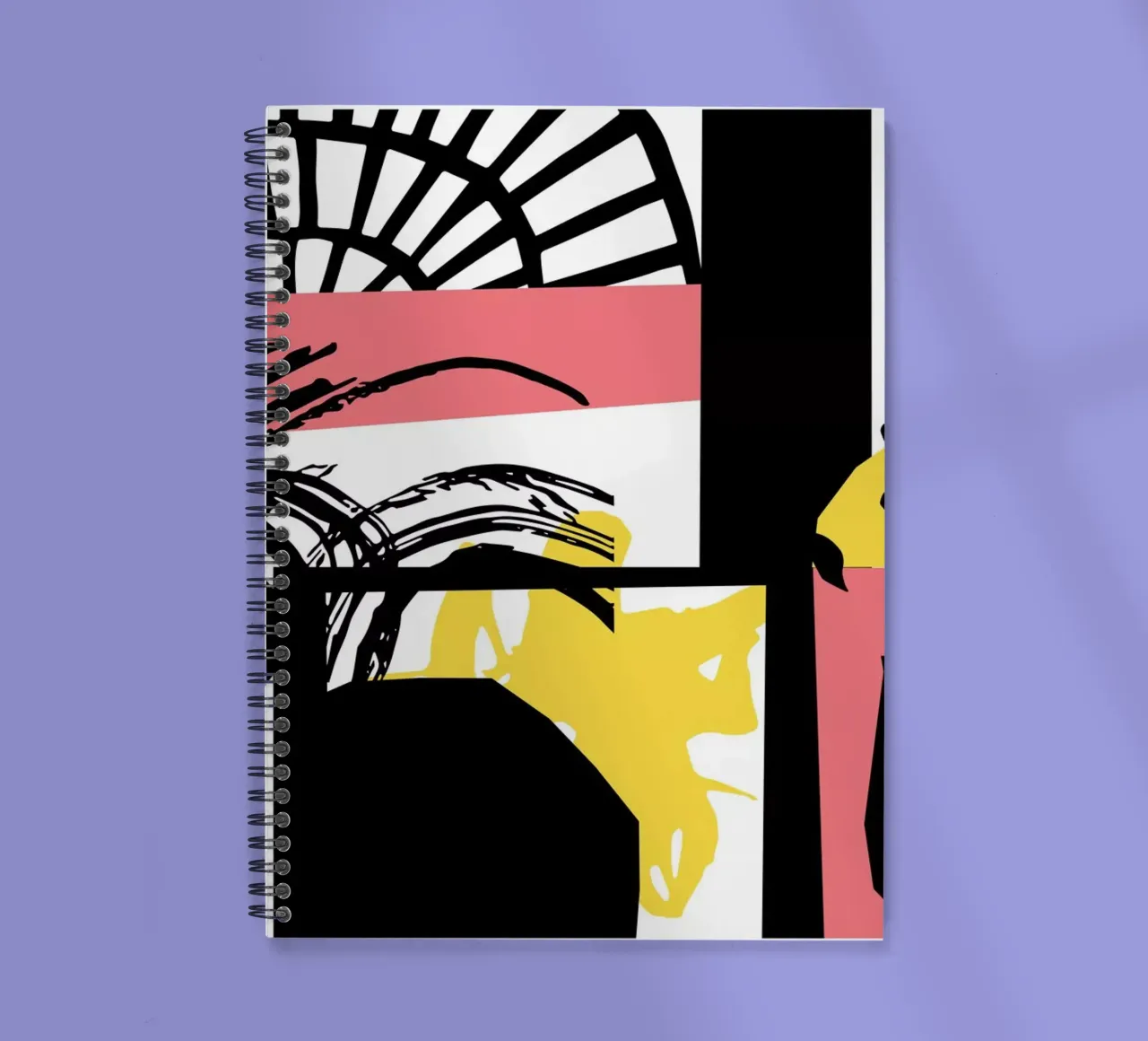Abstract Expression spiral notebook by Kim Hubball Studio