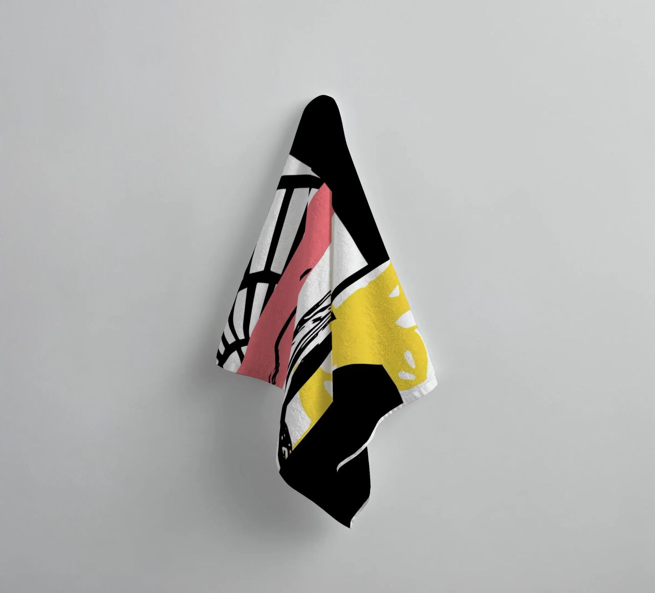 Abstract Expression towel by Kim Hubball Studio