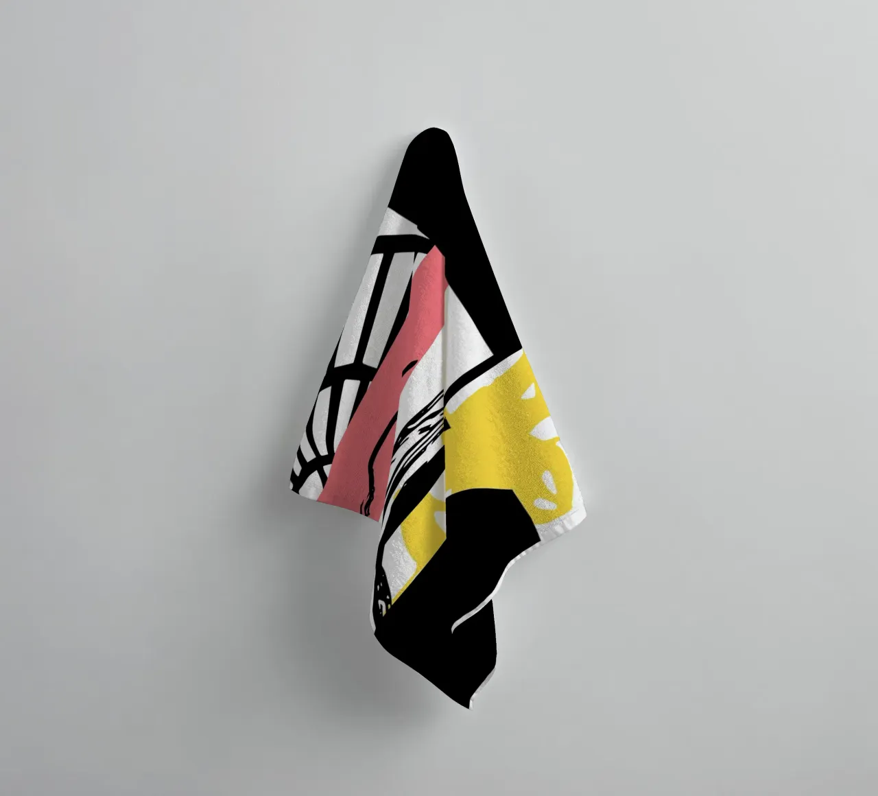 Abstract Expression towel by Kim Hubball Studio