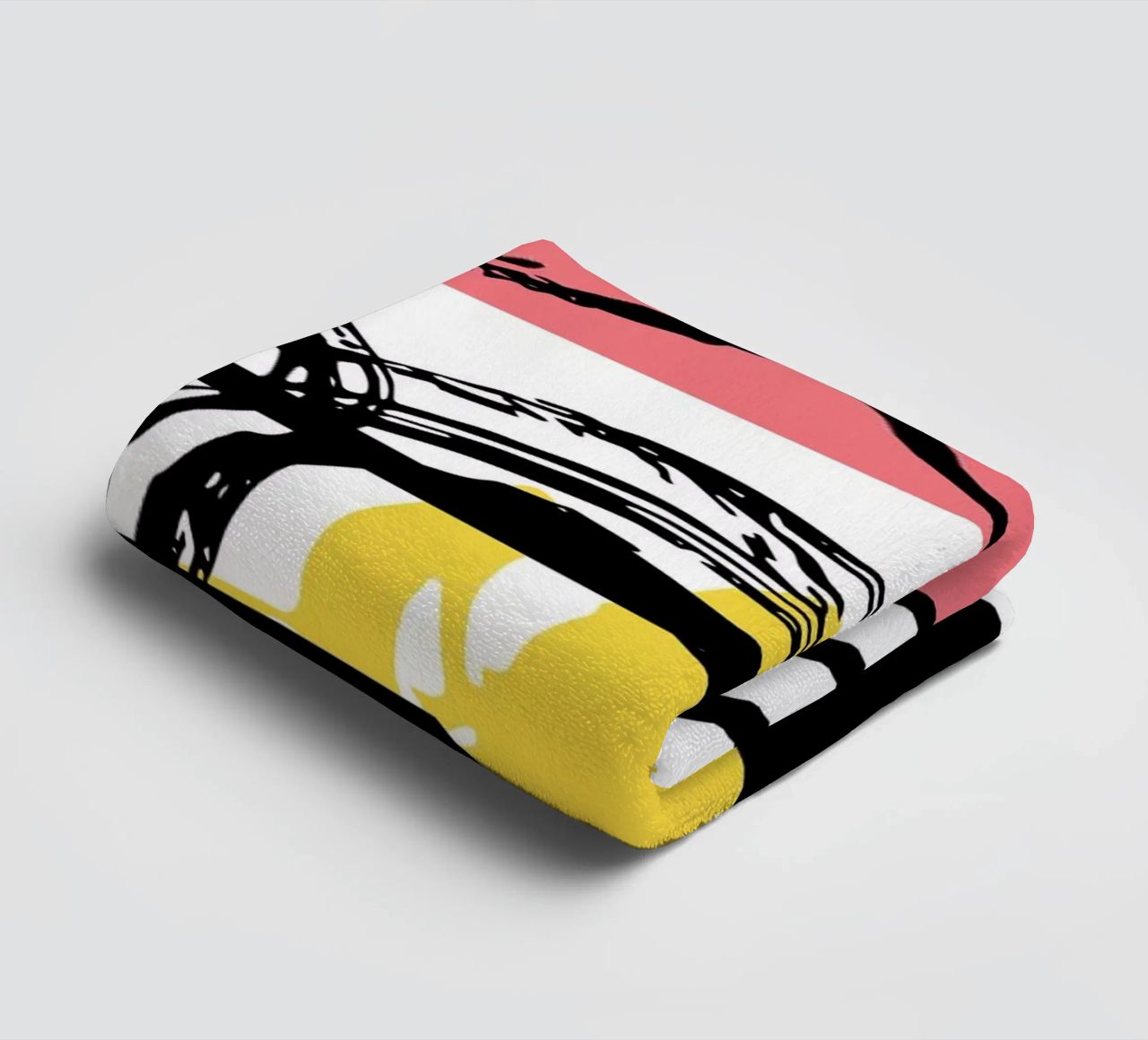 Abstract Expression towel by Kim Hubball Studio