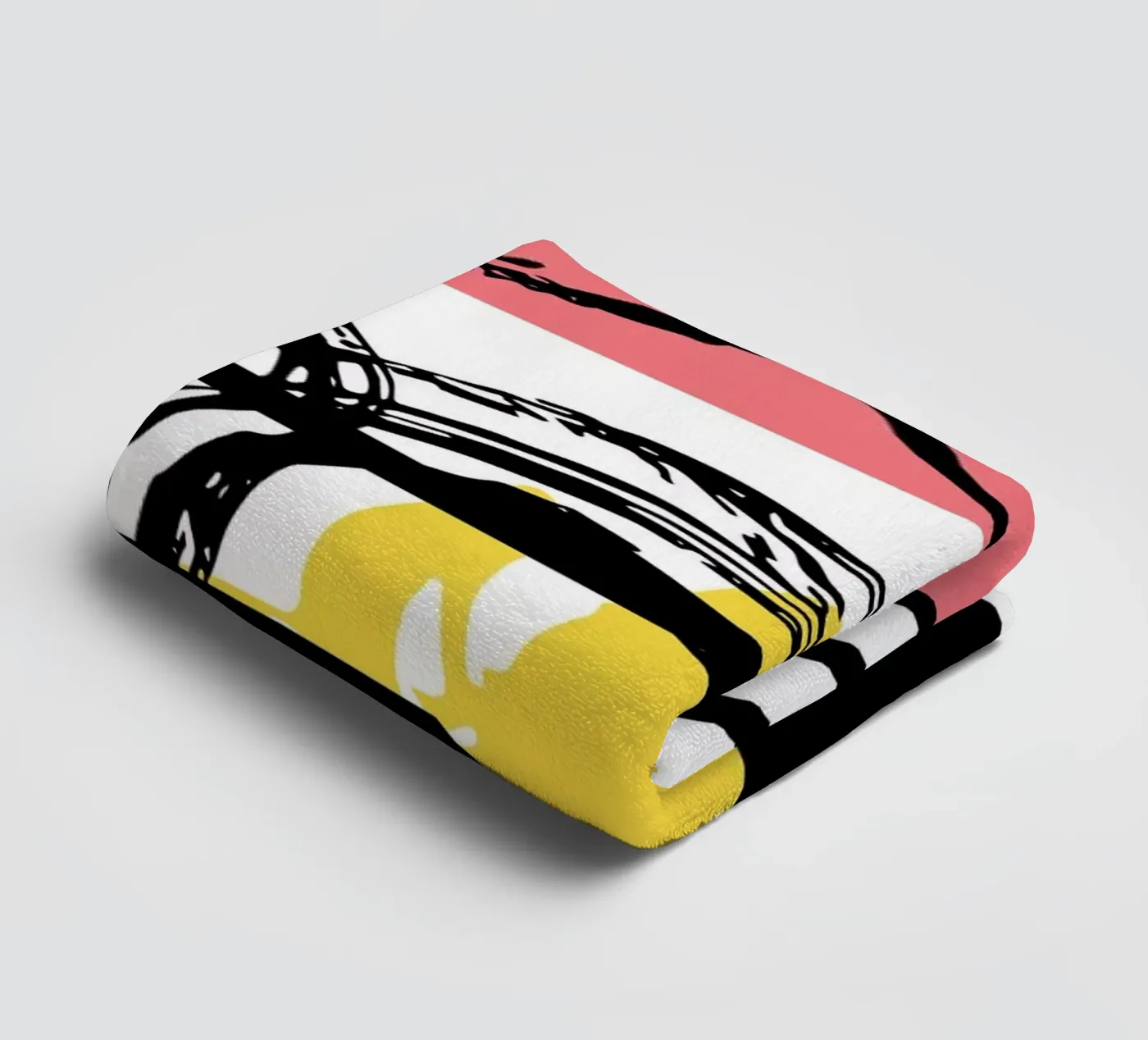 Abstract Expression towel by Kim Hubball Studio