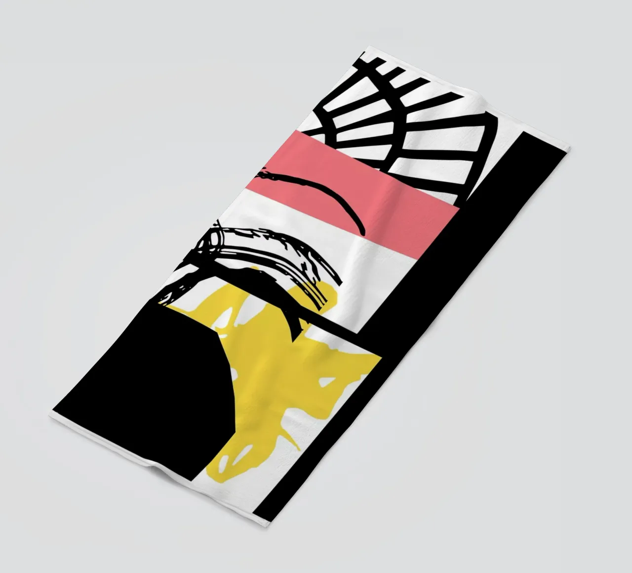 Abstract Expression beach towel by Kim Hubball Studio