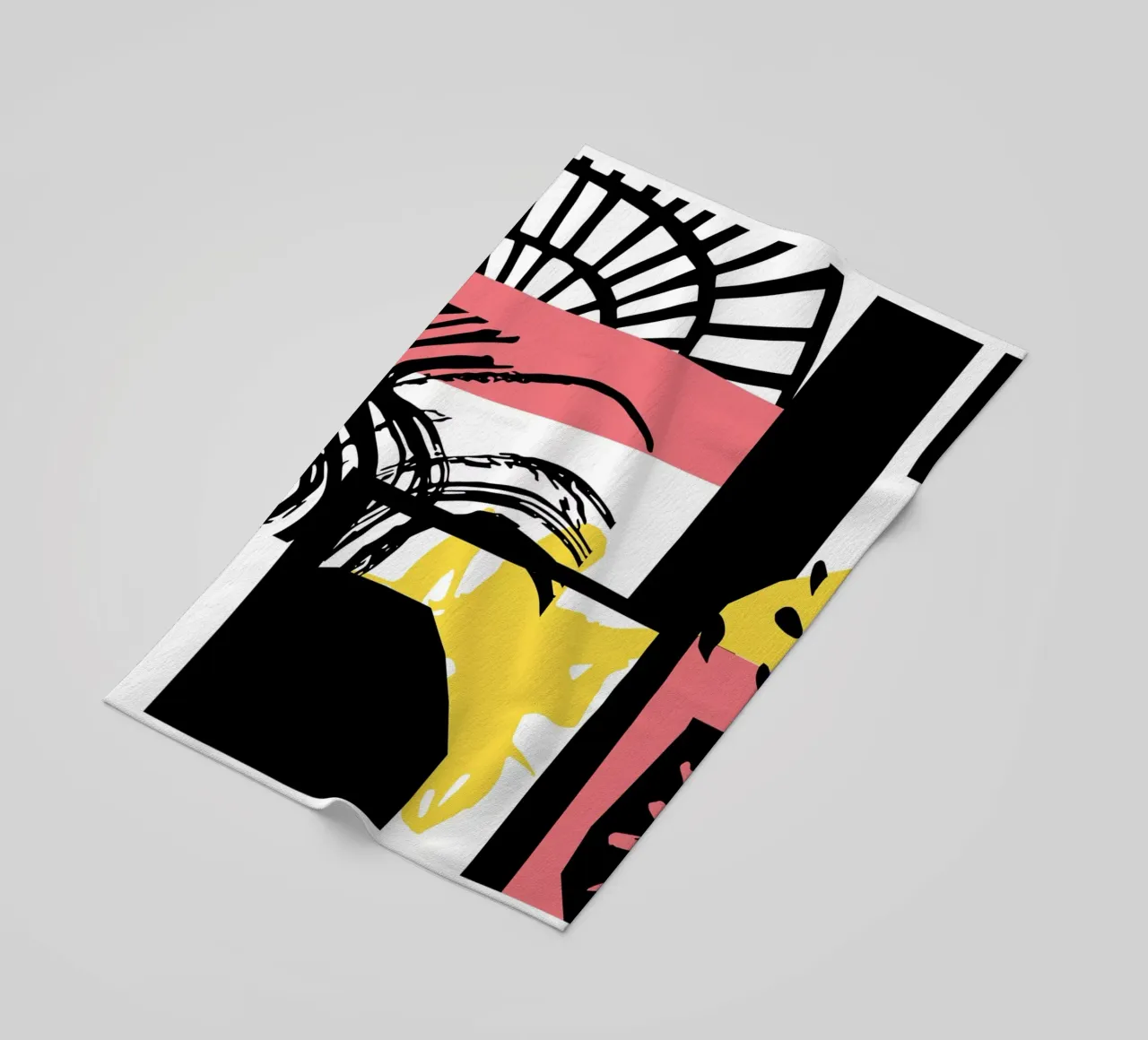 Abstract Expression beach towel by Kim Hubball Studio