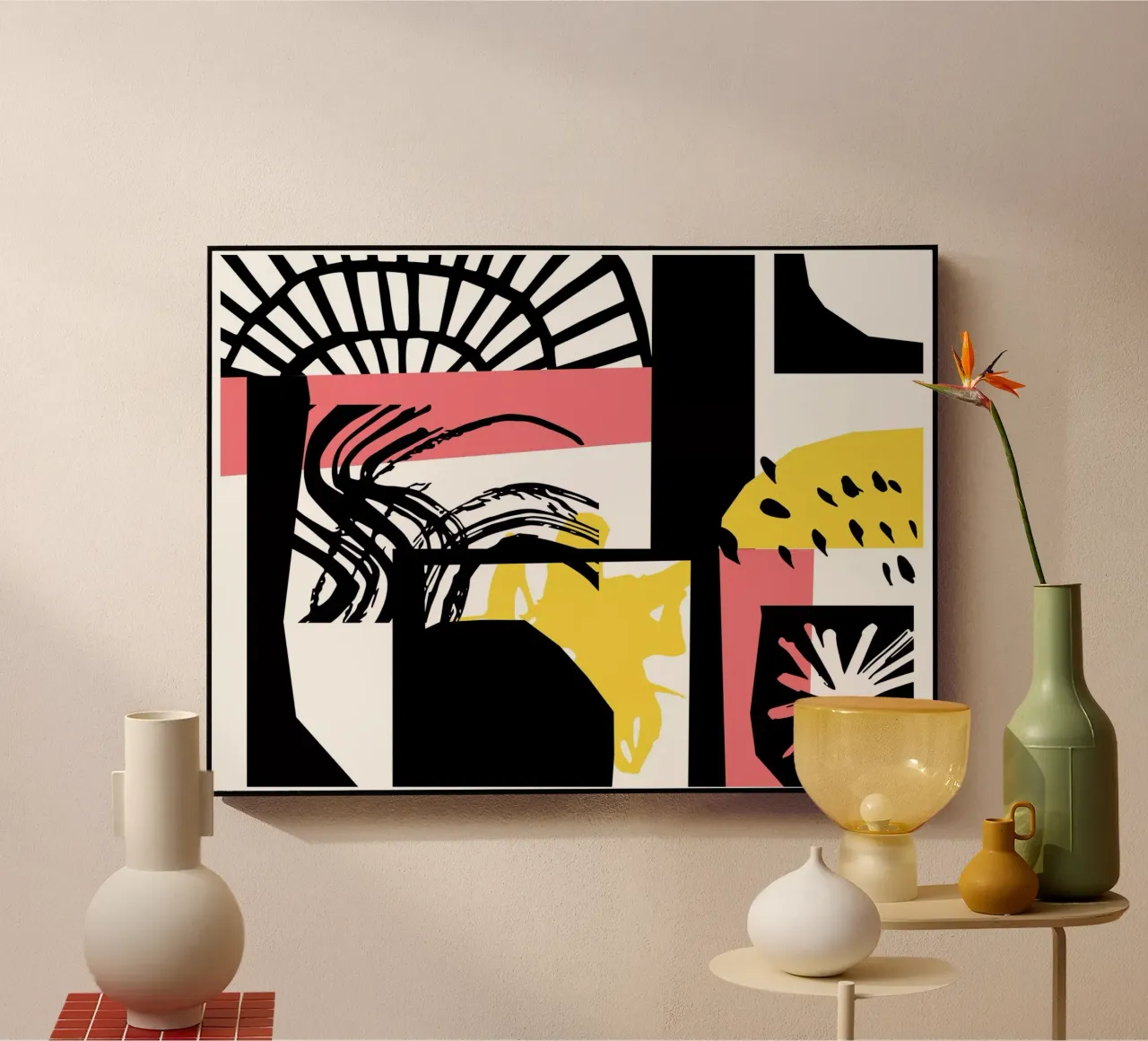 Espressione astratta plexiglass da Kim Hubball Studio