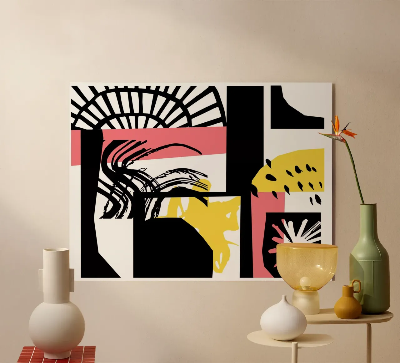 Espressione astratta plexiglass da Kim Hubball Studio