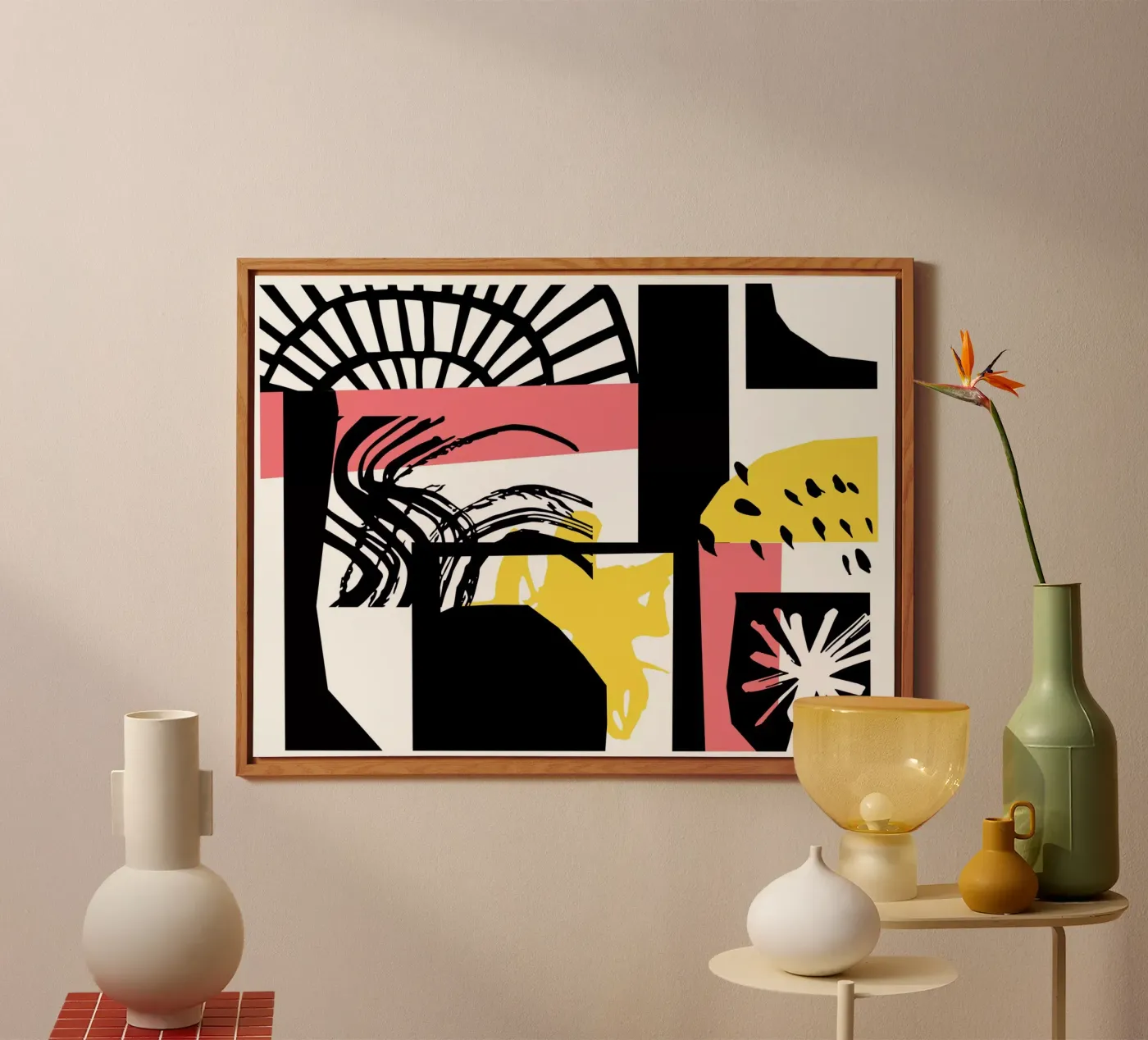 Abstract Expression forex plate by Kim Hubball Studio