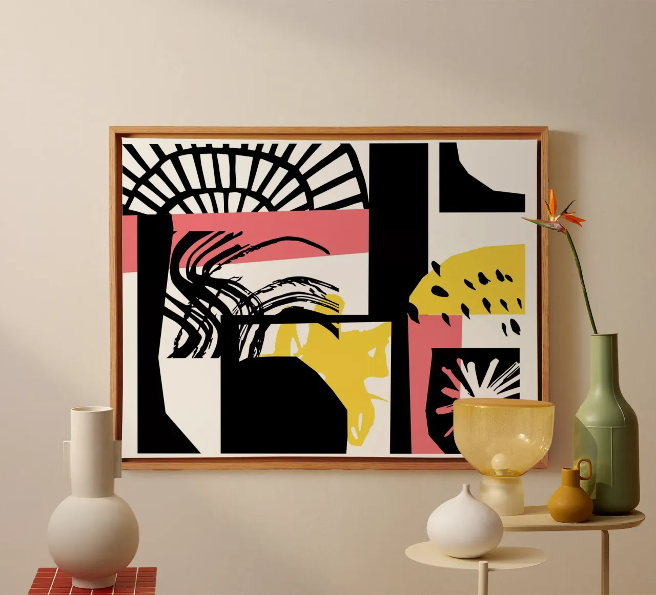 Abstract Expression canvas by Kim Hubball Studio