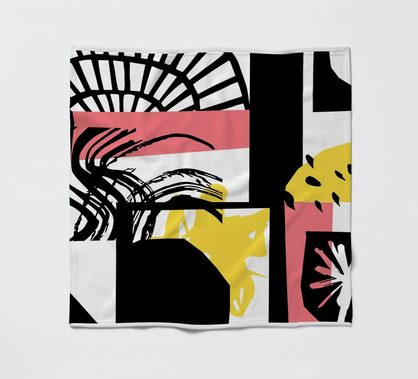 Abstract Expression fleece blanket by Kim Hubball Studio