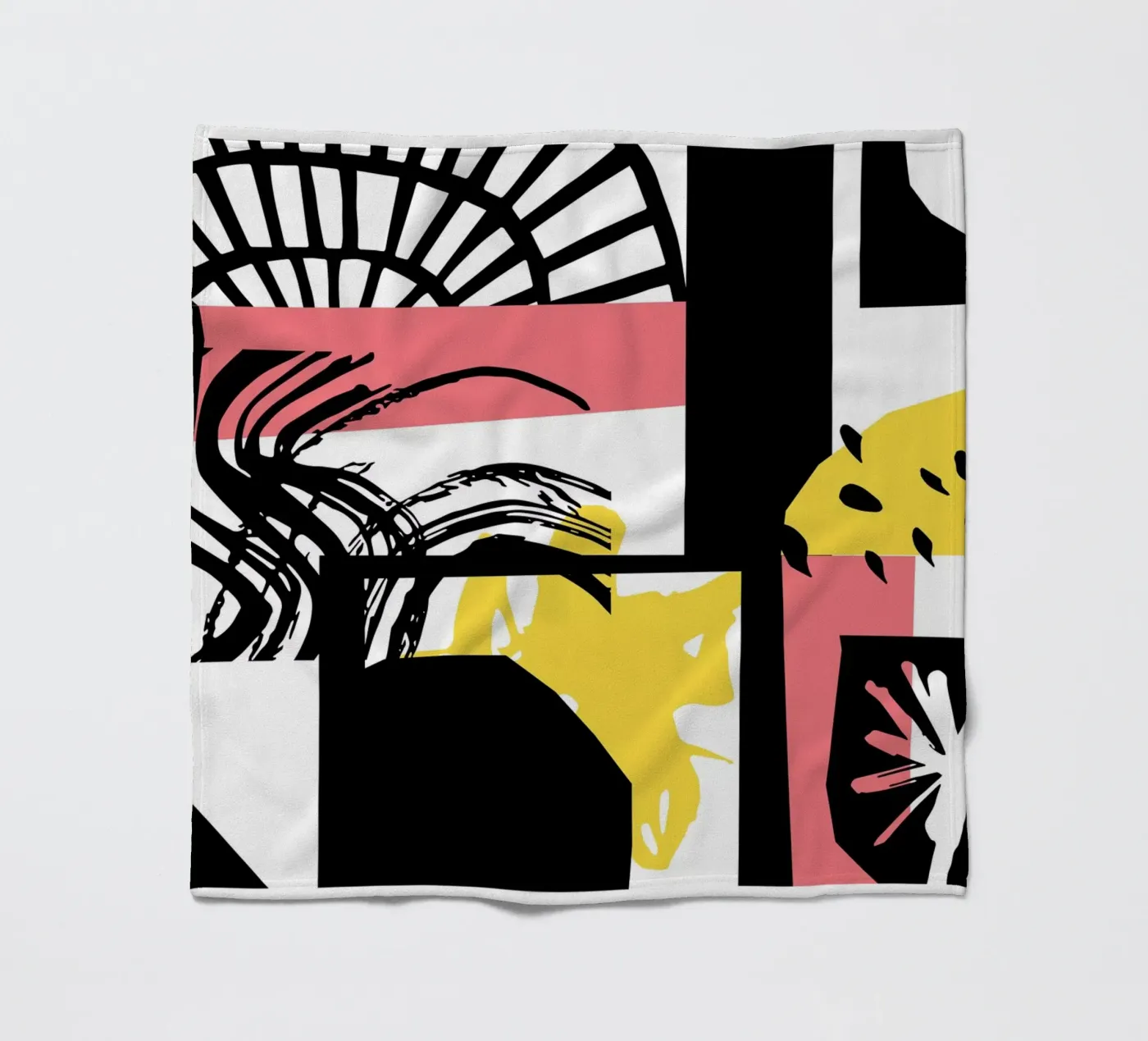 Abstract Expression fleece blanket by Kim Hubball Studio