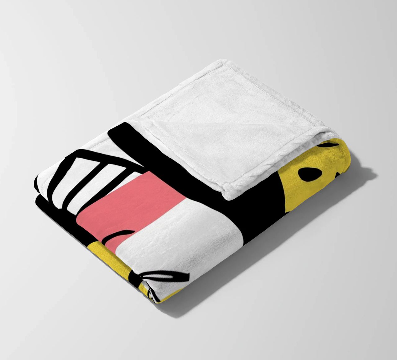 Espressione astratta coperta in pile da Kim Hubball Studio