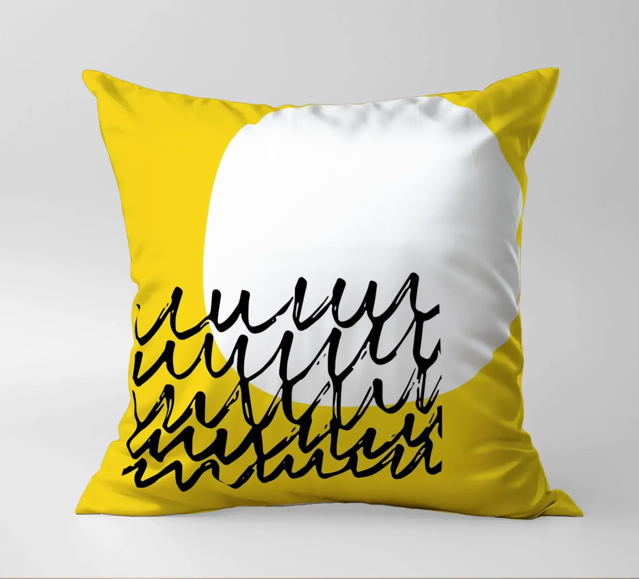 Sole Giallo Minimo cuscino da Kim Hubball Studio