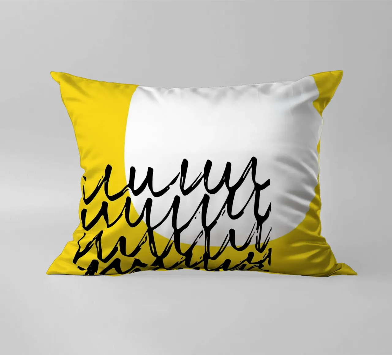 Sole Giallo Minimo cuscino da Kim Hubball Studio