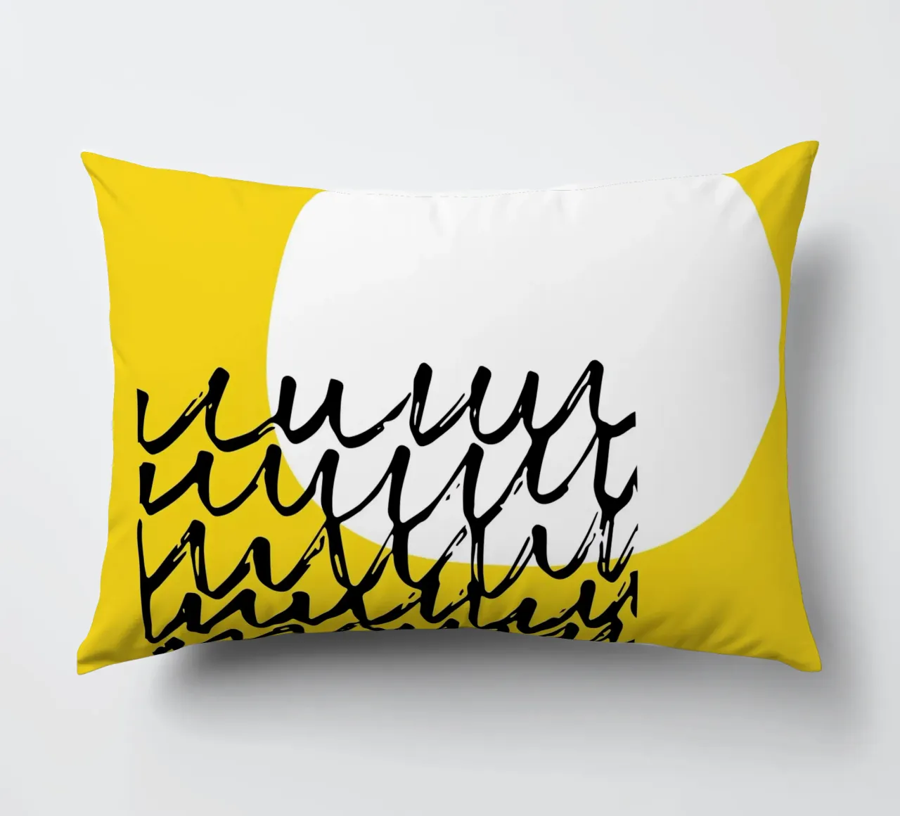 Sole Giallo Minimo cuscino da Kim Hubball Studio