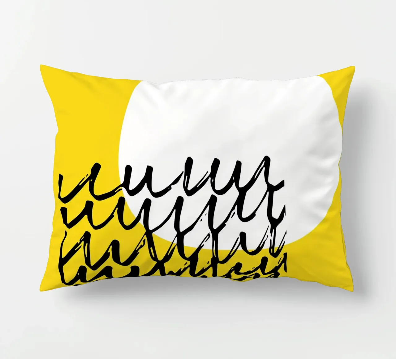 Sole Giallo Minimo cuscino da Kim Hubball Studio