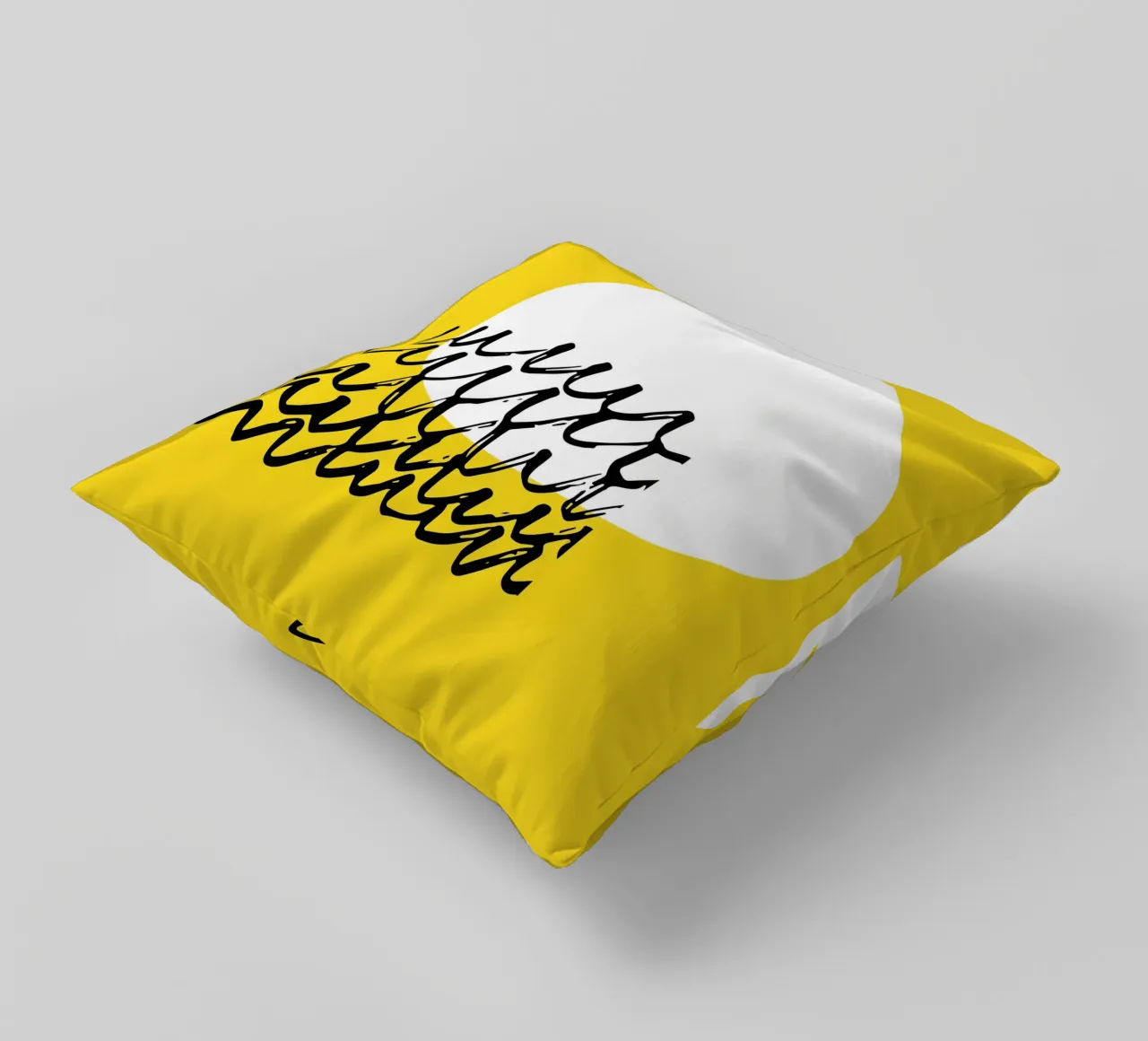 Sole Giallo Minimo cuscino da Kim Hubball Studio