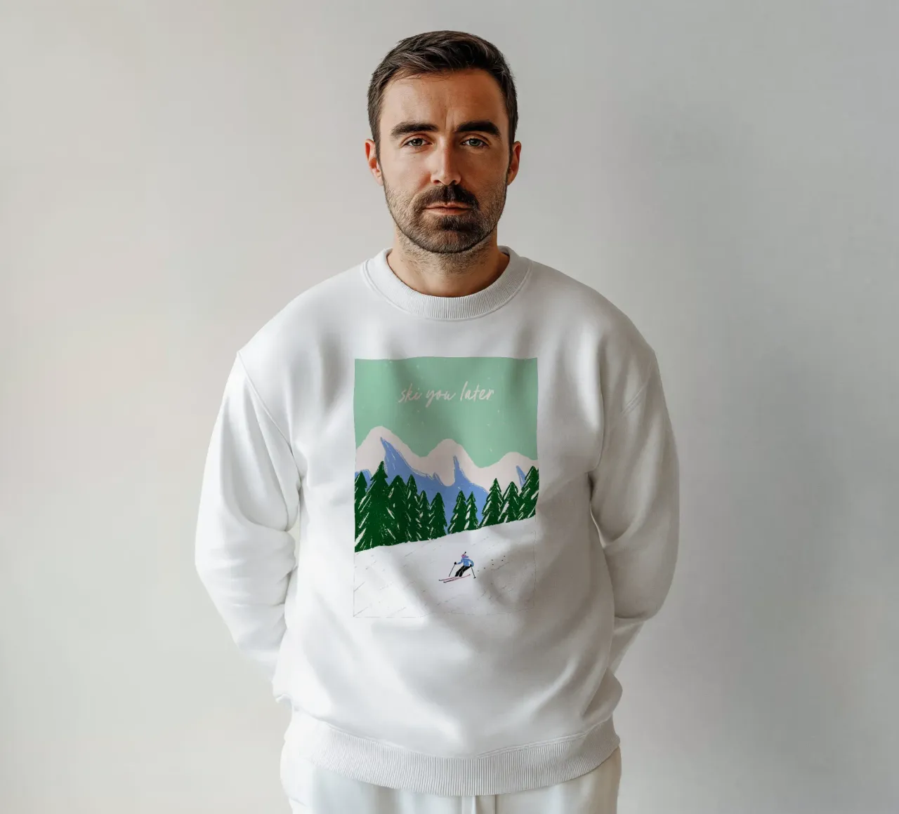 Ski You Later – Bergliebe Design felpa da Studio Sori