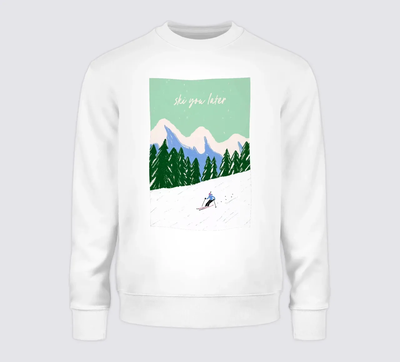 Ski You Later – Bergliebe Design felpa da Studio Sori